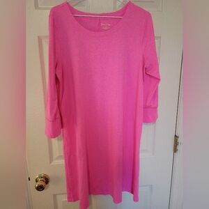 Lilly Pulitzer Vibrant Pink Dress NWOT XL Never Worn Awesome Price!